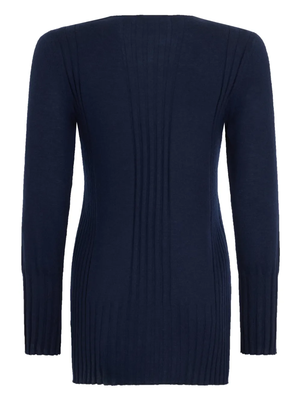  Malo Ribbed Sweater - Blue 