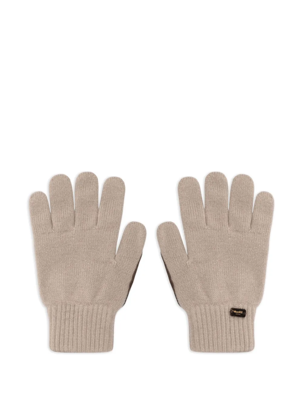 Moorer suede-palm cashmere gloves | Neutrals | Image 1