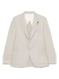Lardini textured blazer - Neutrals