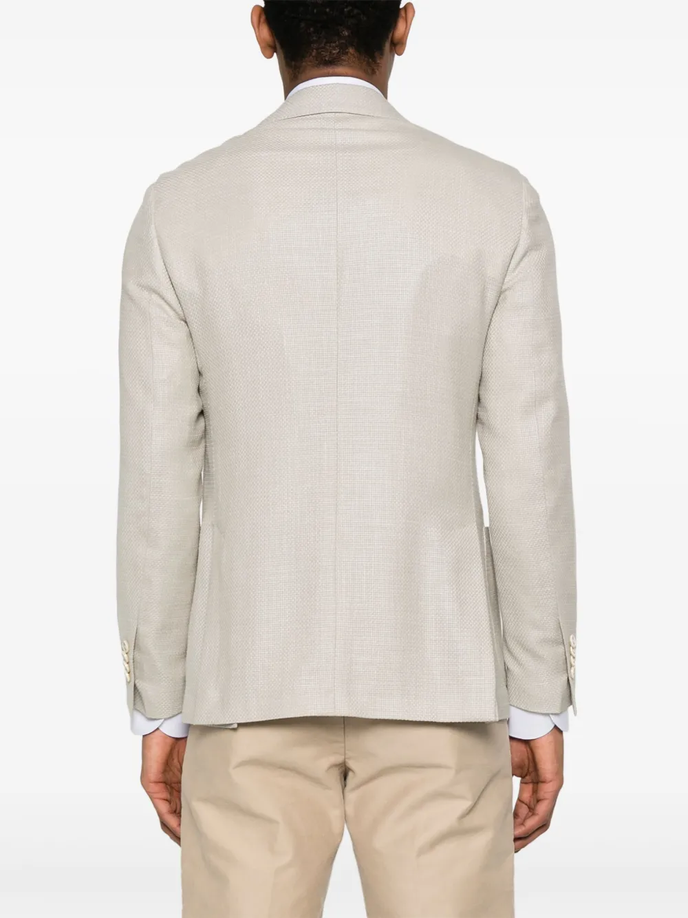 Lardini Blazer met textuur Beige