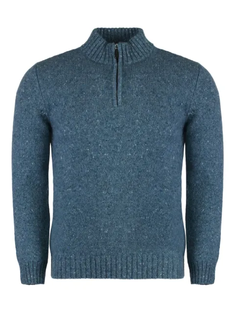 Moorer Fedro half-zip sweater