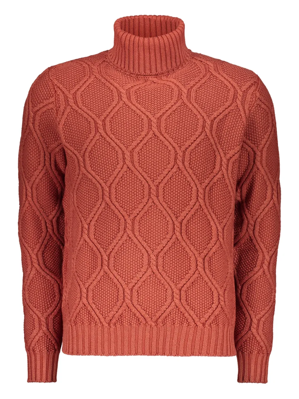 Moorer Turtleneck Sweater In Orange