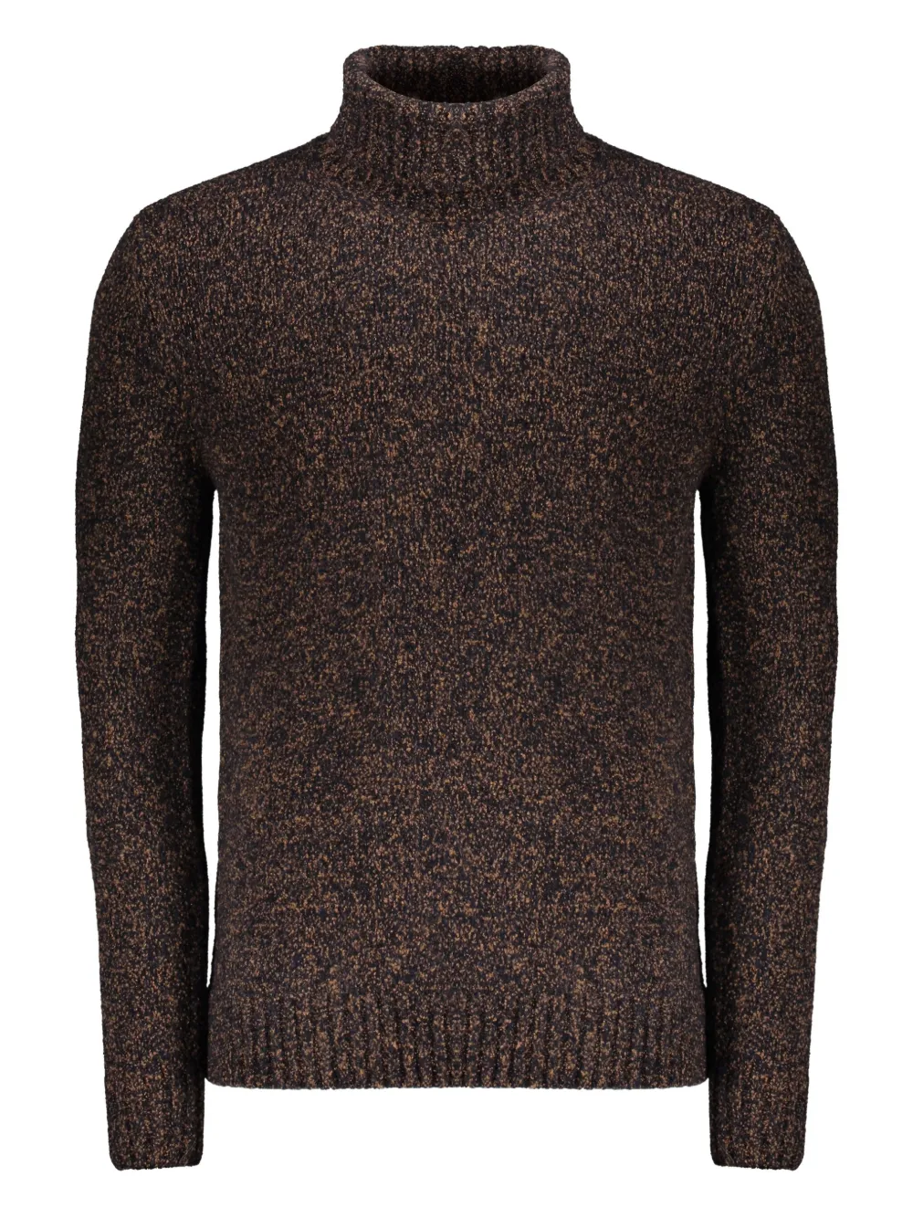 Moorer Gordon Roll-neck Sweater In Brown