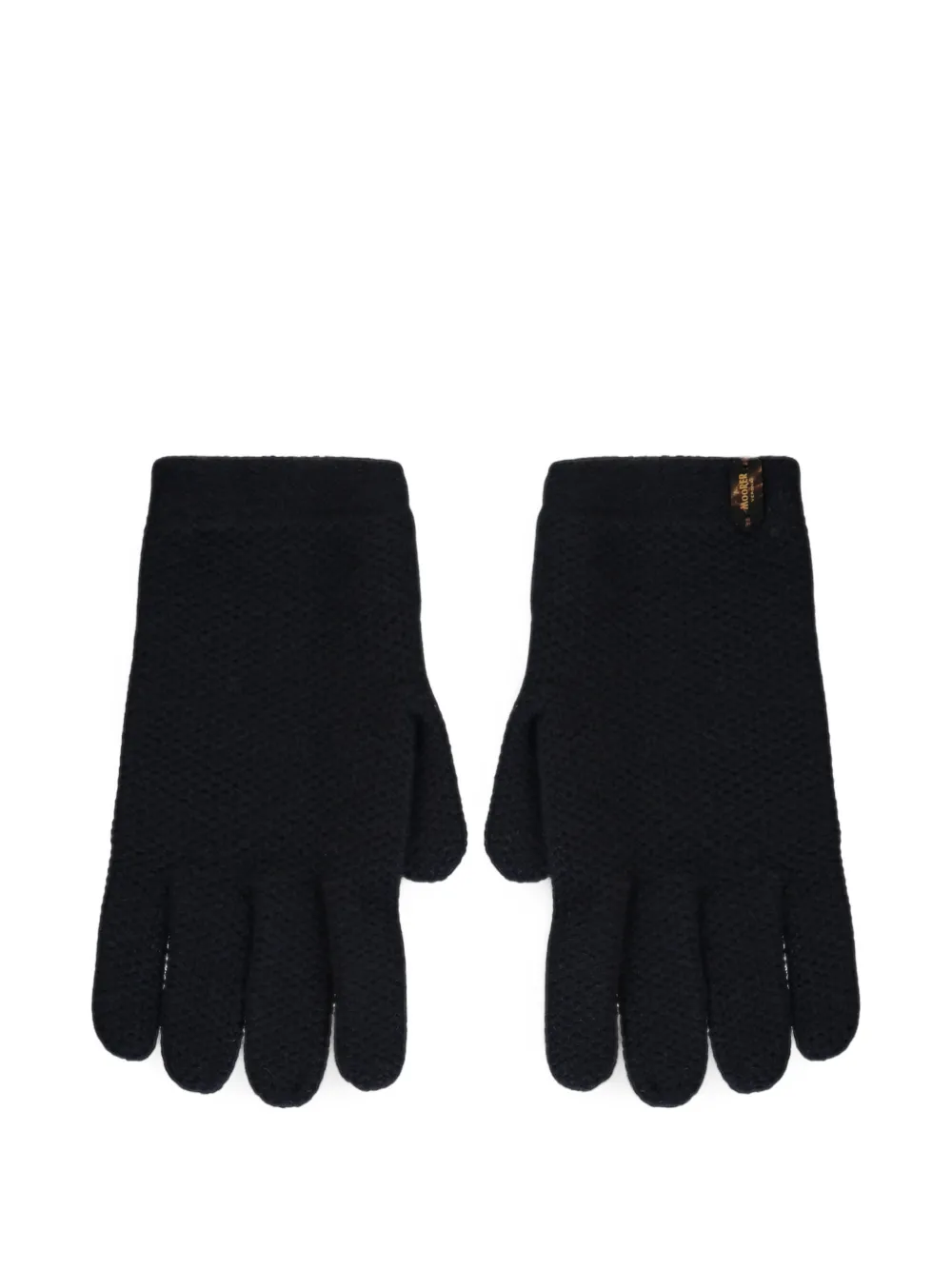Moorer knitted cashmere gloves Blauw
