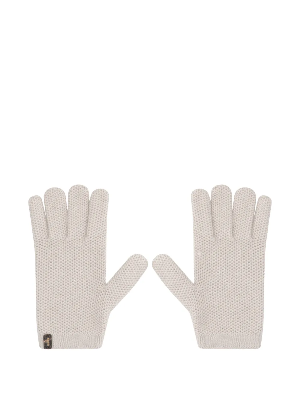 Moorer knitted cashmere gloves - Toni neutri