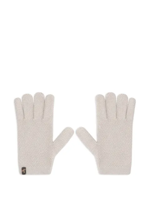 Moorer knitted cashmere gloves