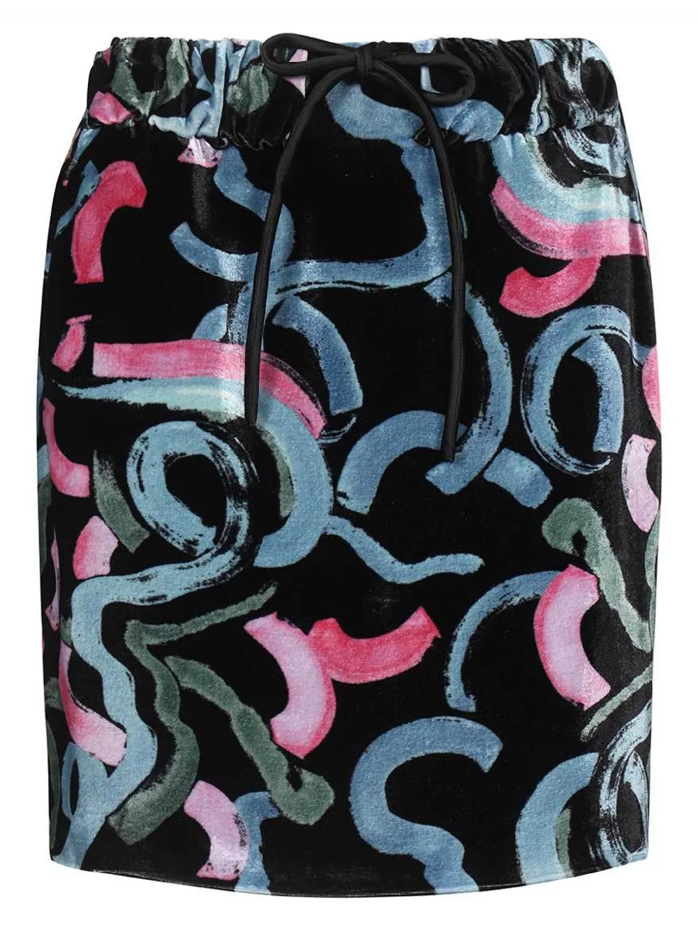 Emporio Armani printed skirt Zwart