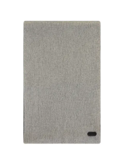 Moorer ribbed-knit scarf