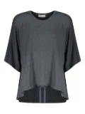 Herno wide-sleeve T-shirt - Grey