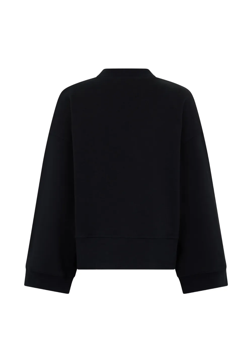 Moorer Sweater met logo Zwart