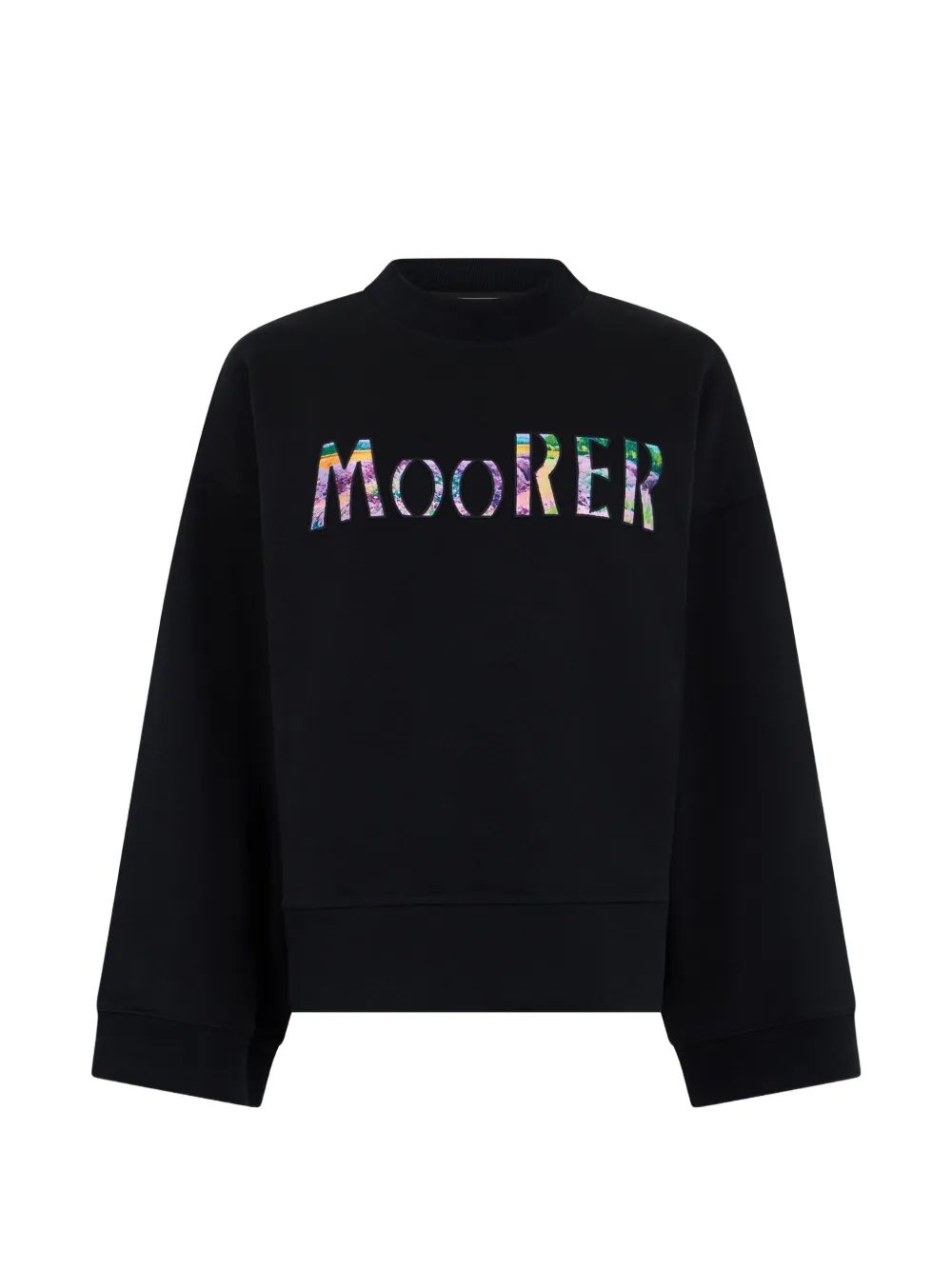 Moorer logo sweatshirt - Black