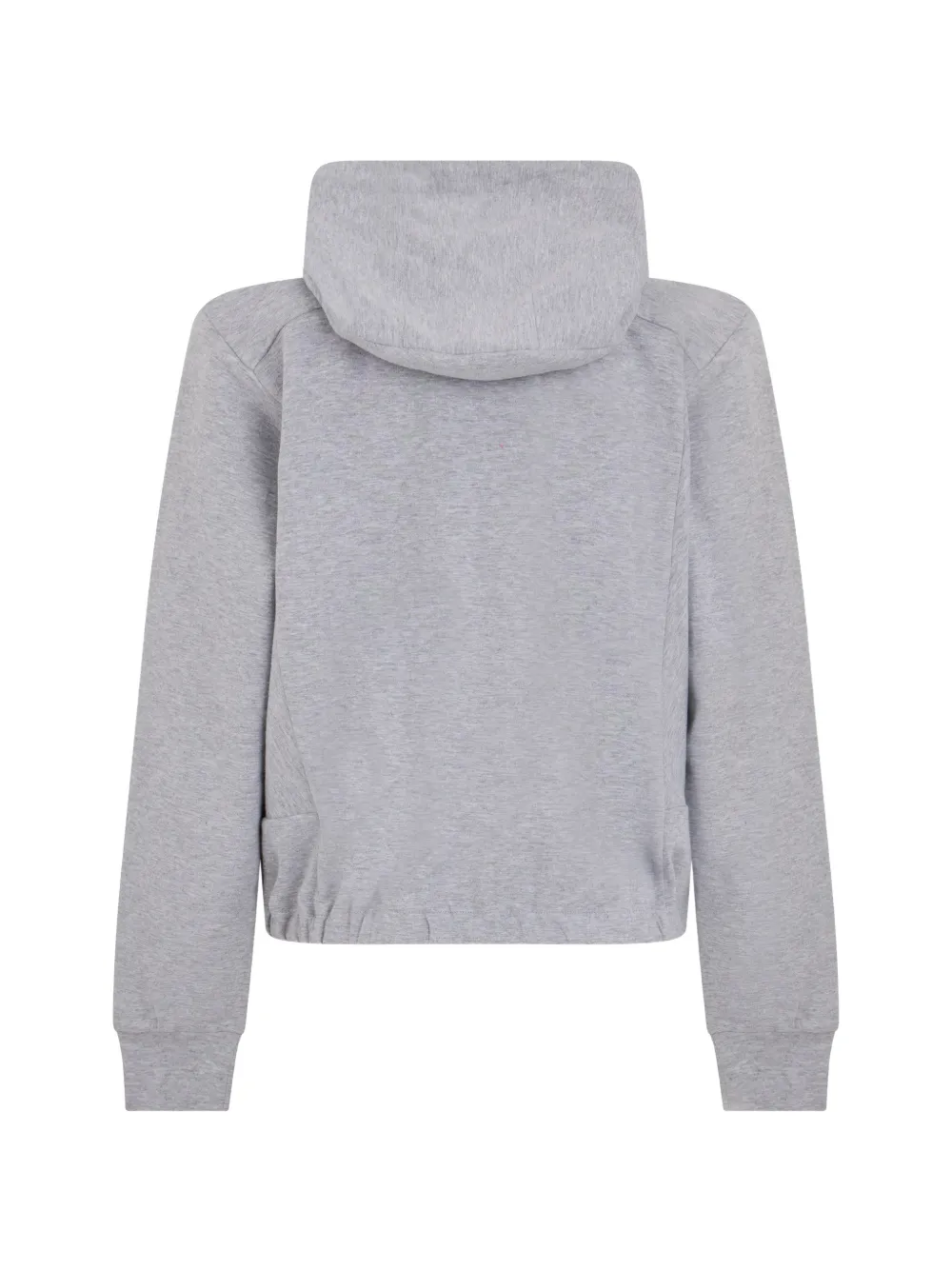 Moorer Liriacad zip-up drawstring hoodie Grijs
