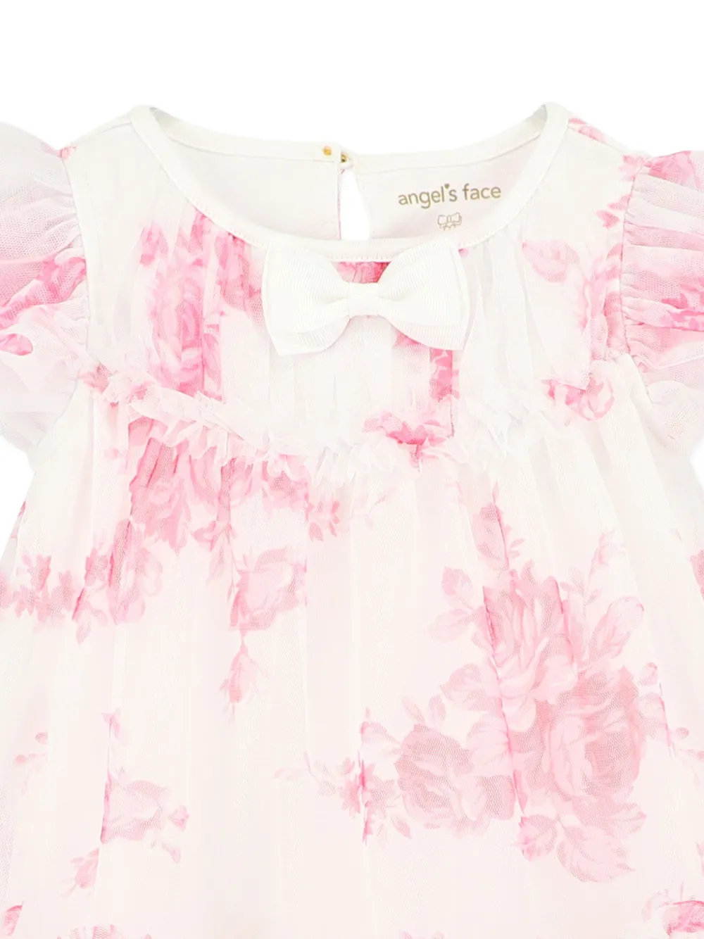 Shop Angel's Face Floral-print Dress In White