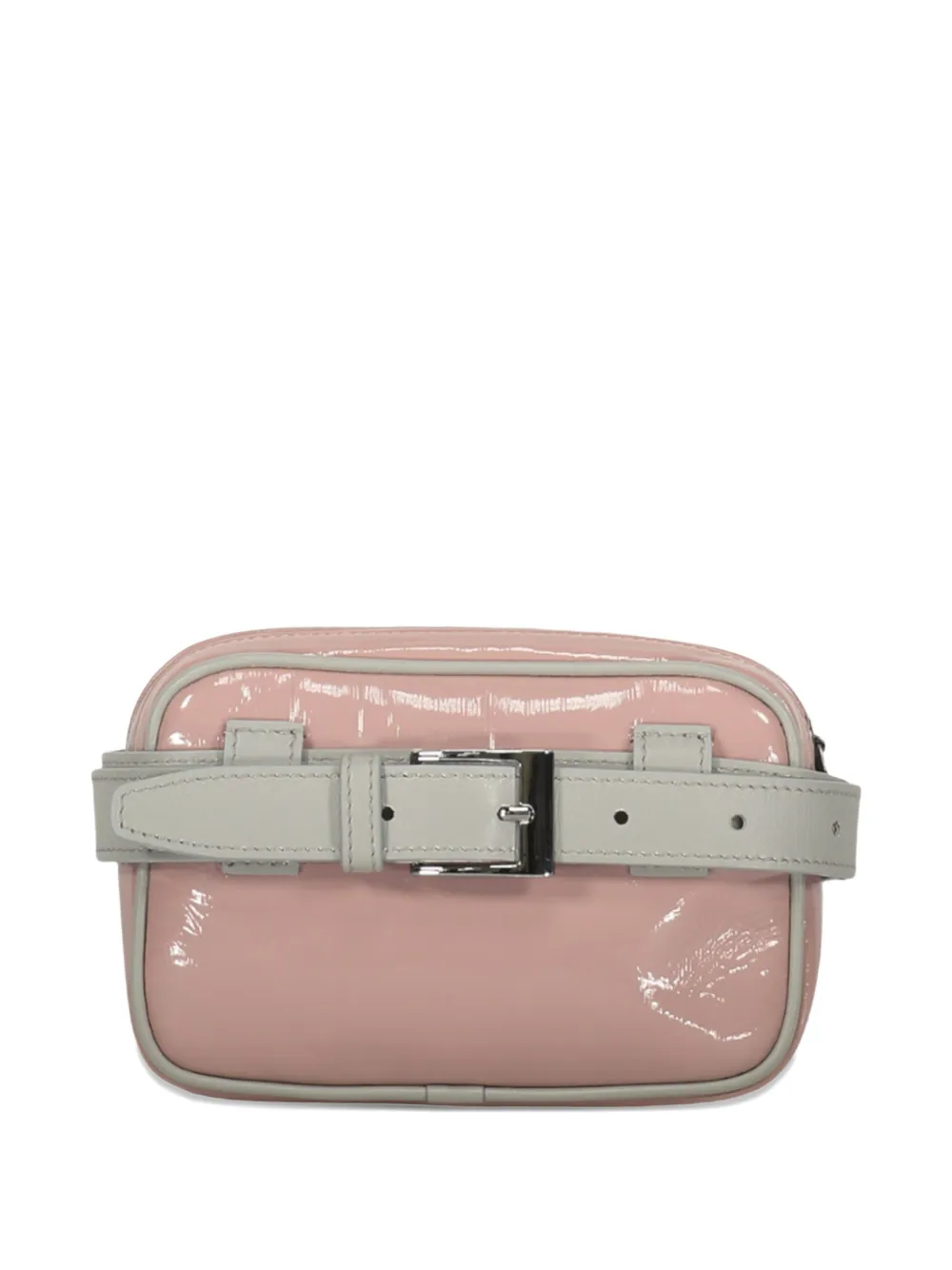 Herno Logo-patch Belt Bag In Pink