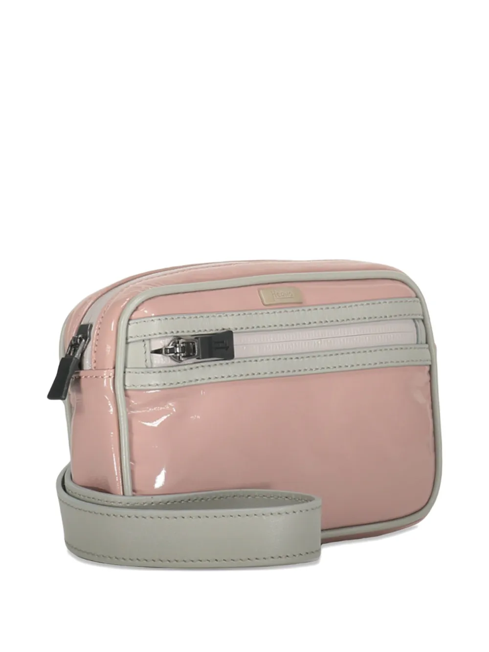 Herno Logo-patch Belt Bag In Pink