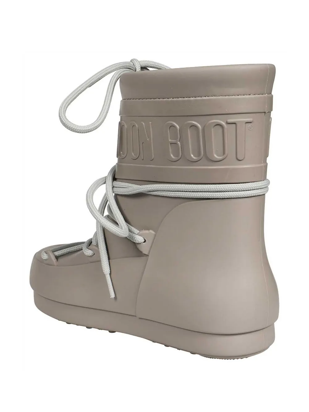 Moon Boot logo-embossed rain boots Grey