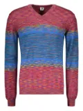 Missoni jacquard knitted jumper - Red
