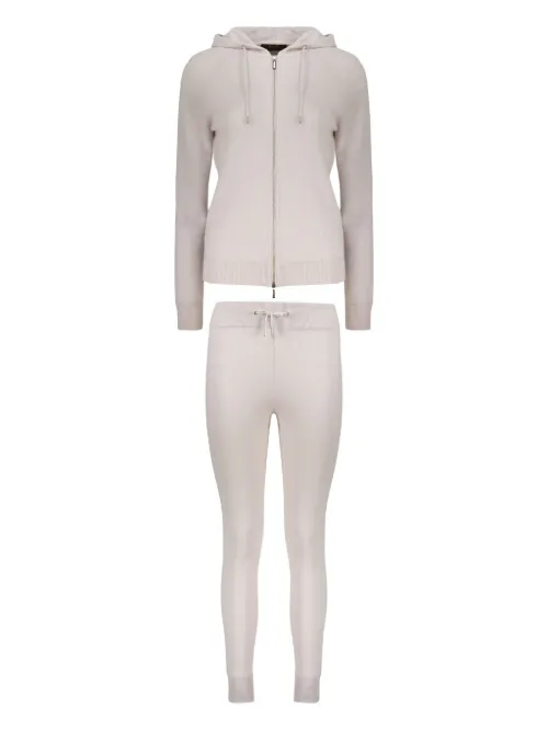Ensemble haut-pantalon zippé à lien de resserrage - Moorer - Modalova