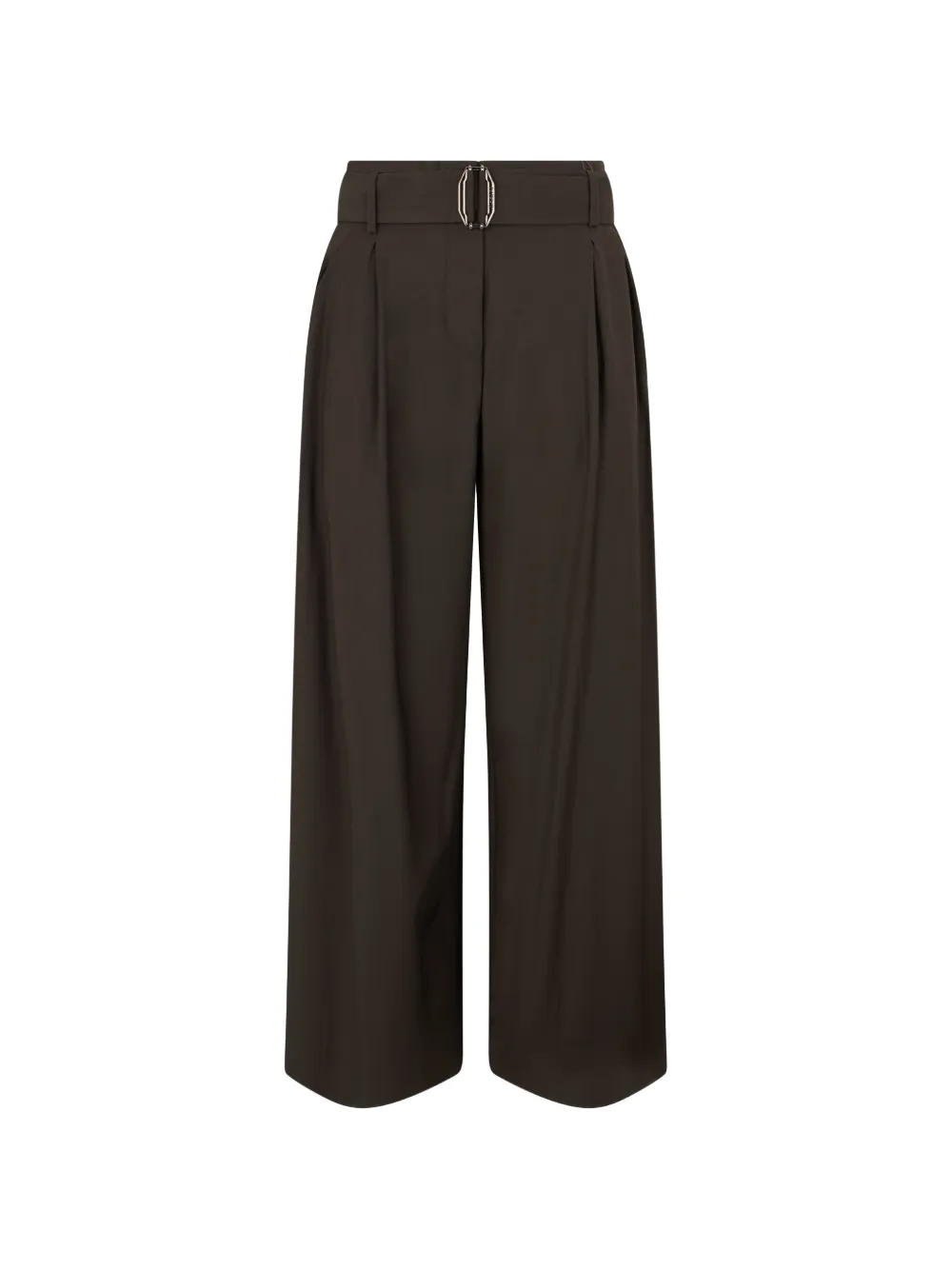 Moorer Noacyl belted-pleated trousers - Marrone