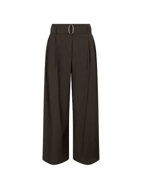 Moorer Noacyl belted-pleated trousers