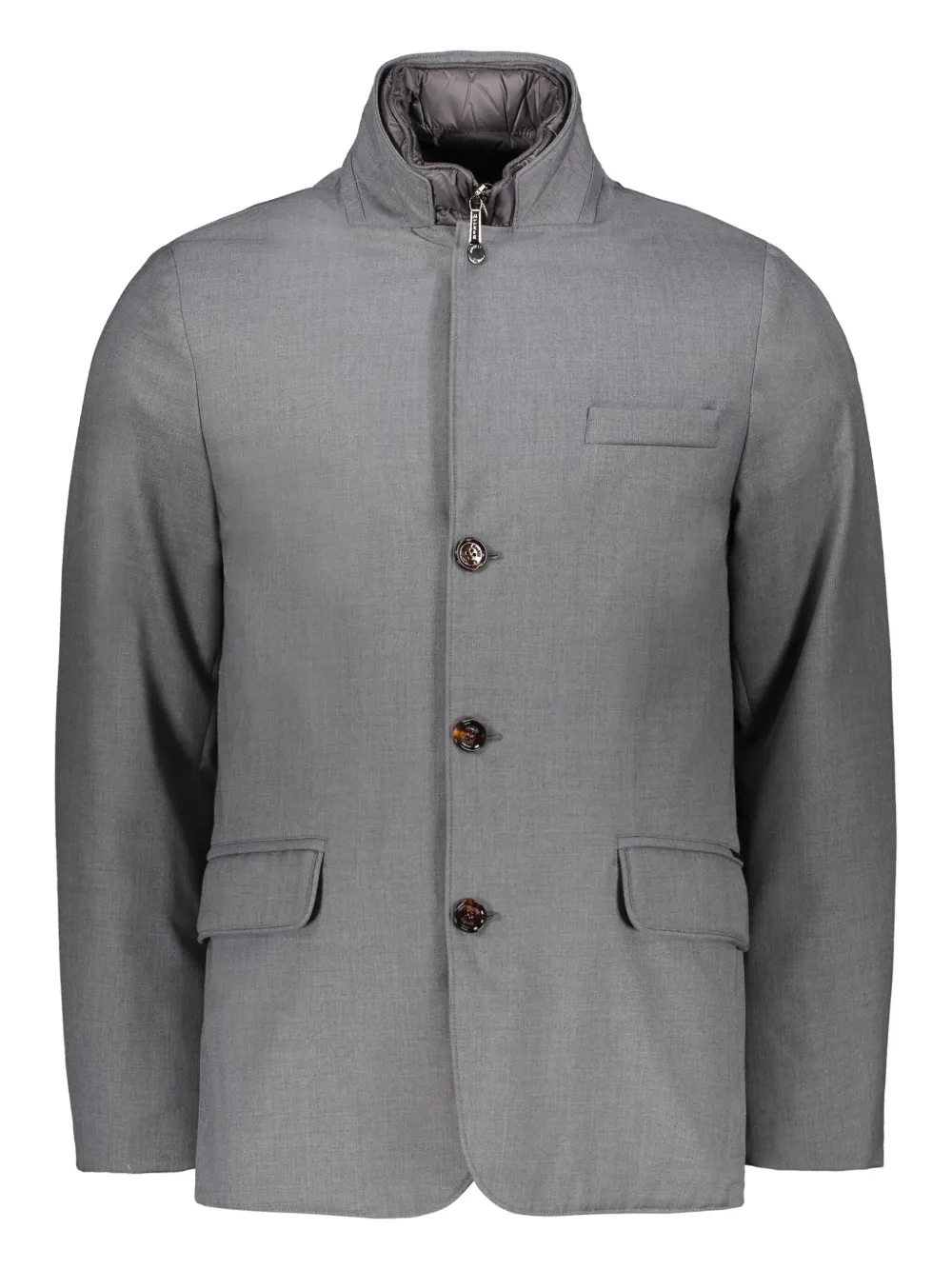 Moorer chamarra capitonada con botones | gris | Image 1