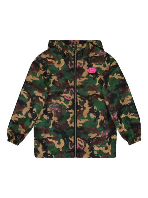 Off-White Kids camouflage-print jacket