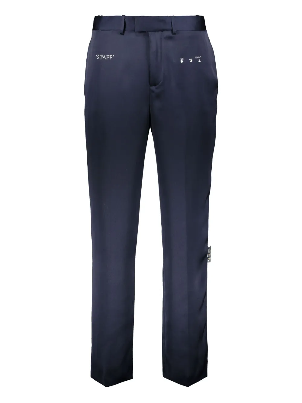 Off-White Satijnen broek Blauw