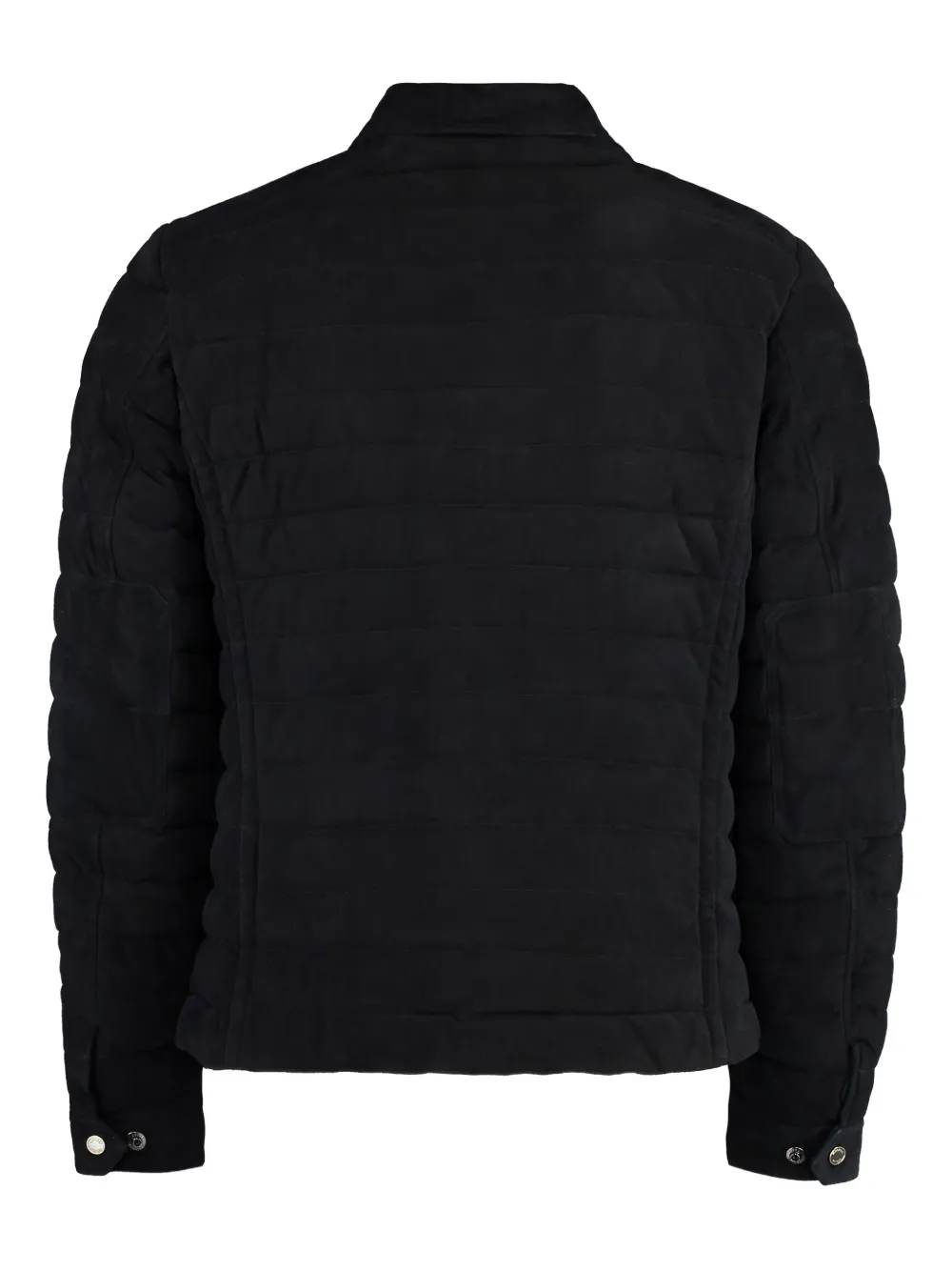 Moorer front-pocket padded jacket Blauw