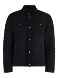 Moorer front-pocket padded jacket - Blue