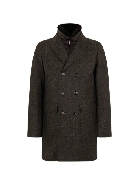 Moorer abrigo con doble botonadura
