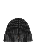 Moorer ribbed beanie - Grey
