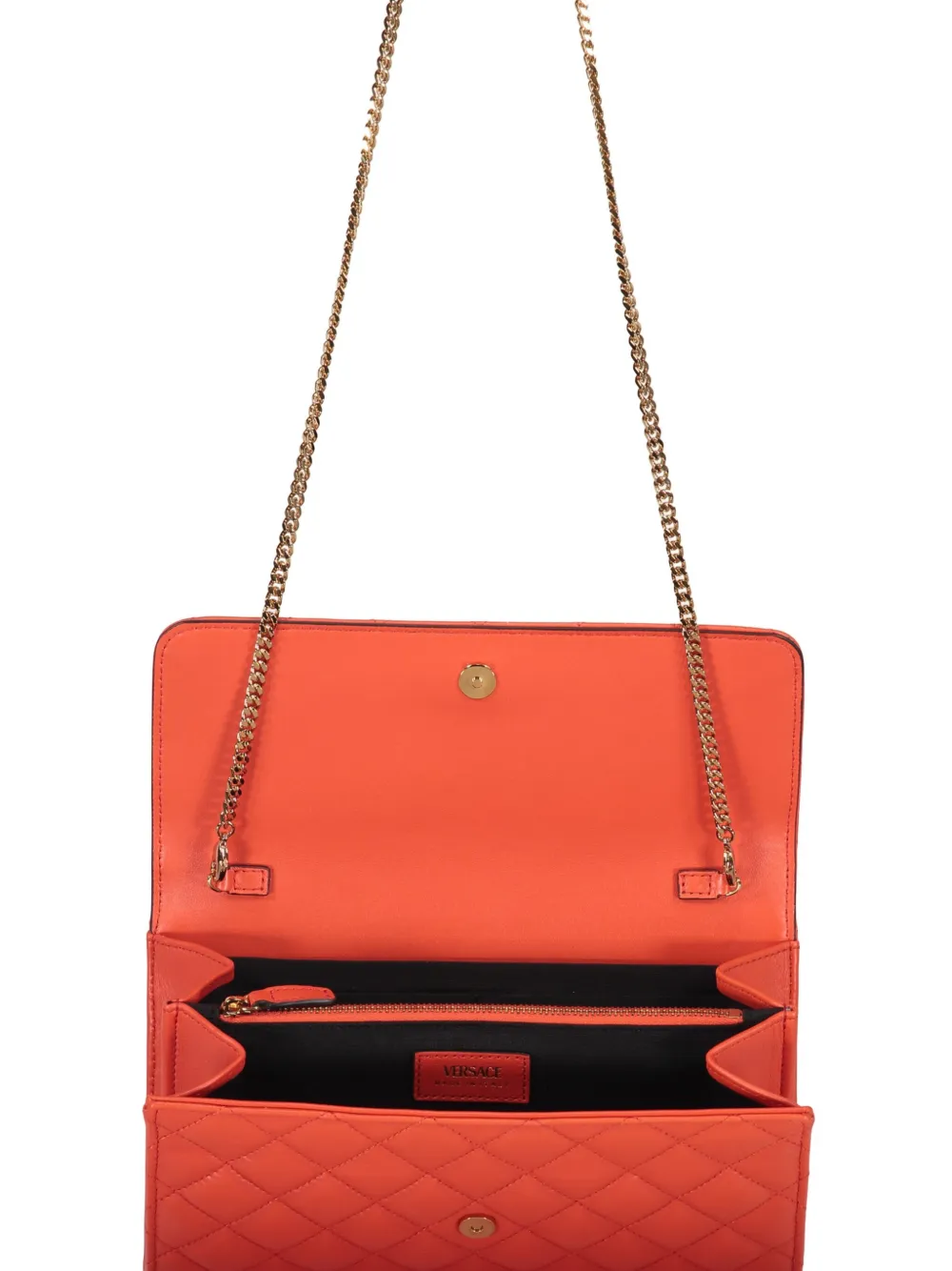 Versace Leren crossbodytas Oranje