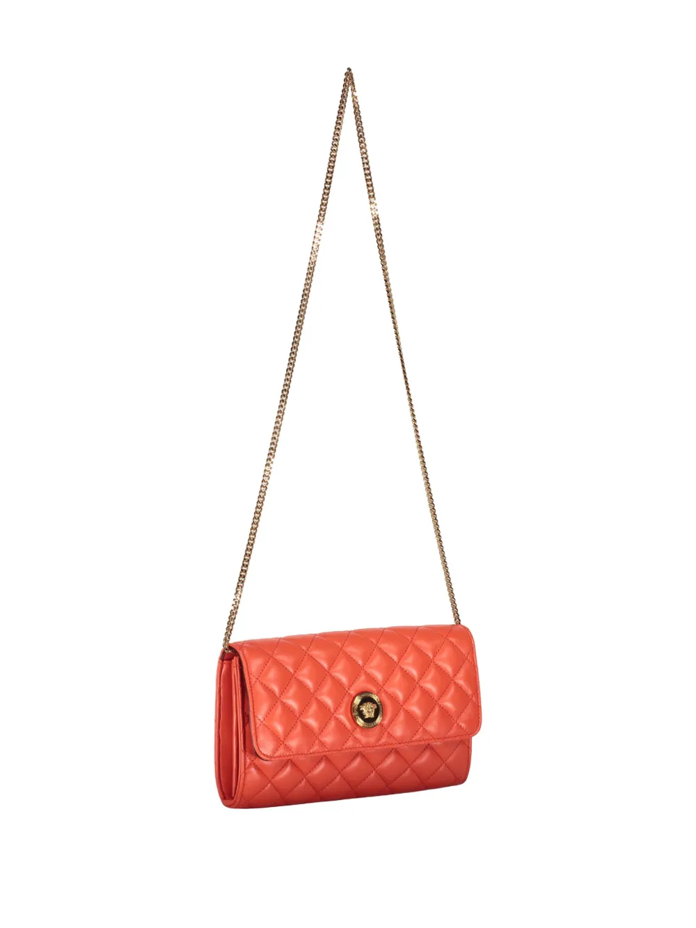 Versace Leren crossbodytas Oranje