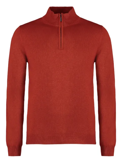 Moorer half-zip sweater