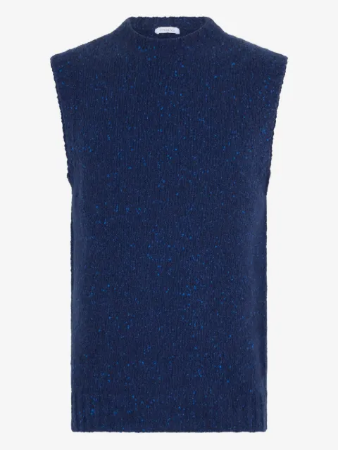 Malo sleeveless speckled vest