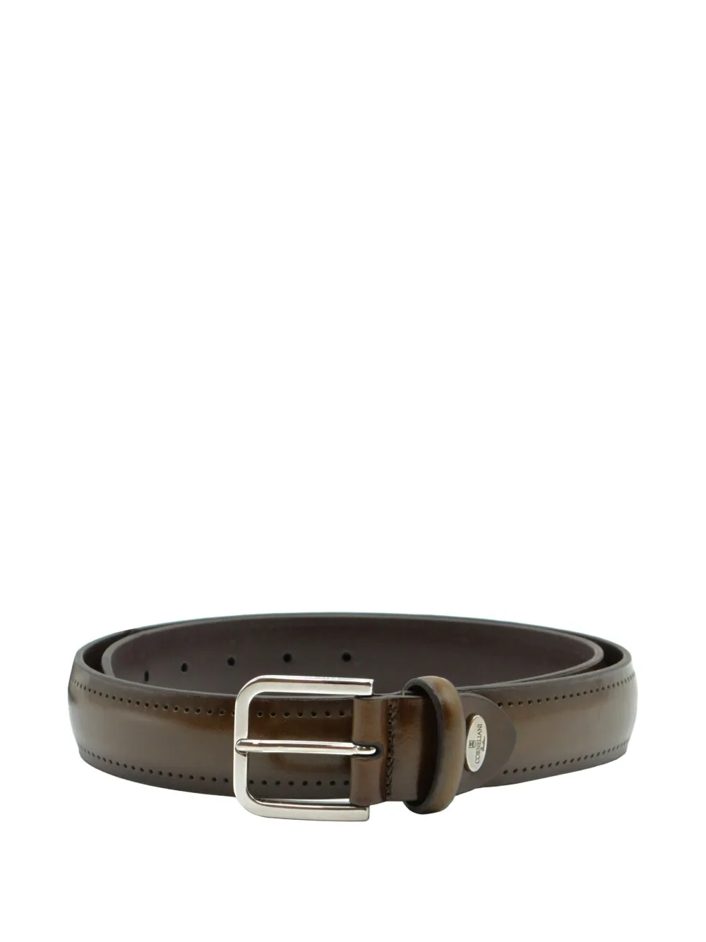 Corneliani leather belt Bruin