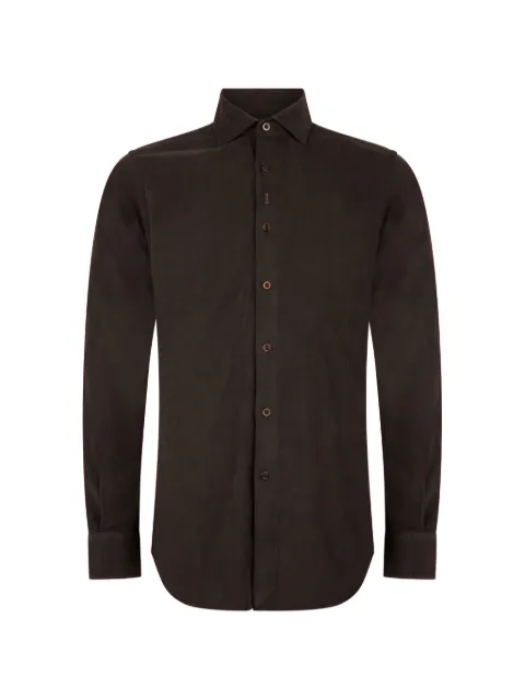 Moorer Vernale-Dvn button-down long-sleeve shirt