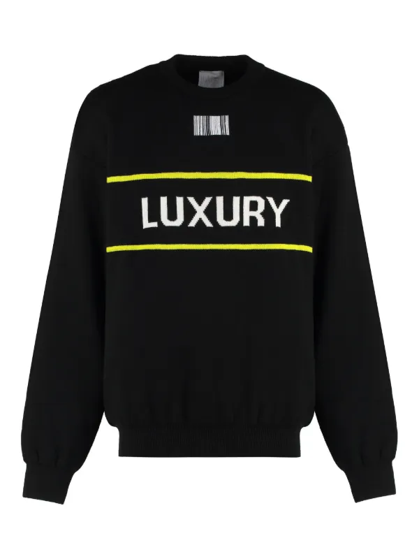 VETEMENTS ブラック ロゴ セーター VETEMENTS ヴェトモン 21AW GOTHIC