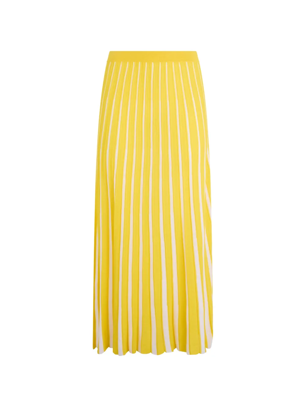 Valentino Garavani pleated midi skirt - Giallo