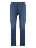 Moorer Edmund seam-detailing jeans - Blue