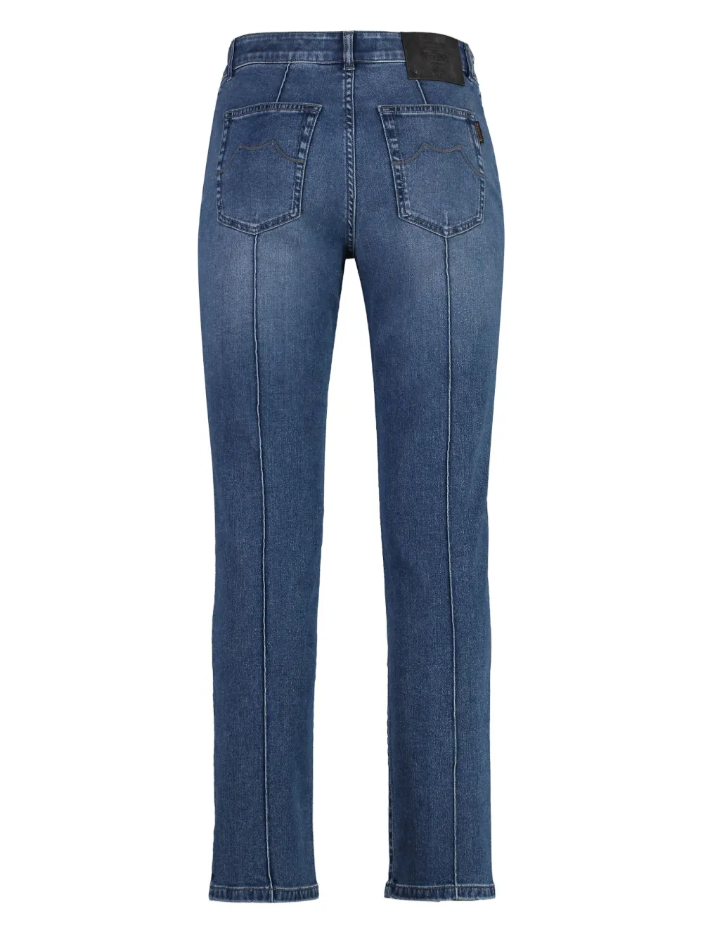 Moorer Edmund seam-detailing jeans - Blauw