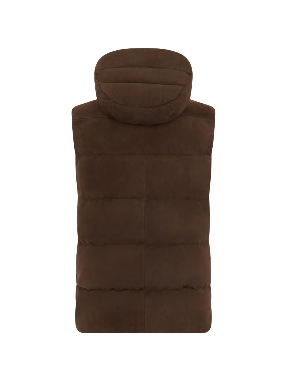Moorer Bodywarmer met capuchon Bruin