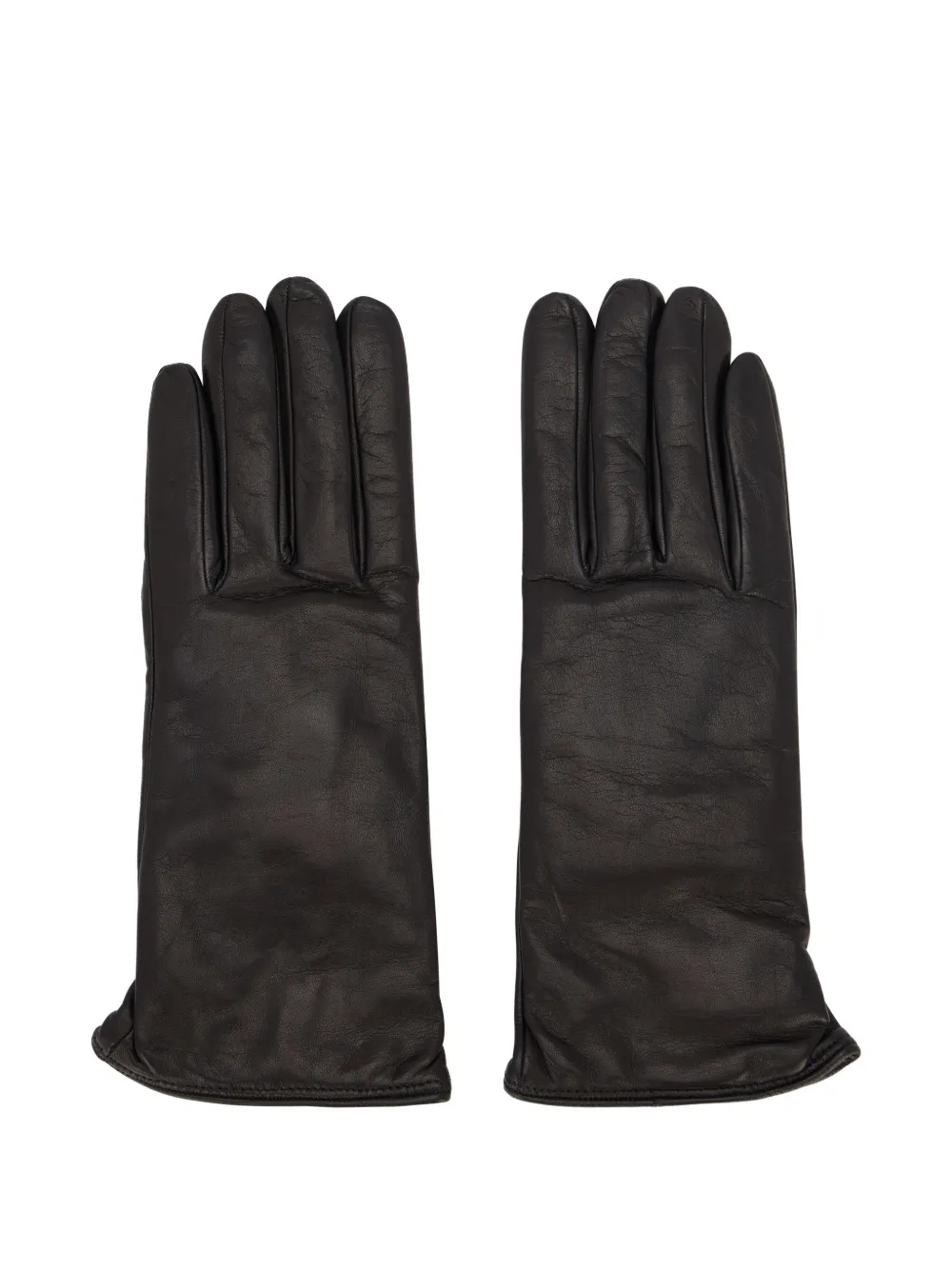 Moorer leather gloves - Nero