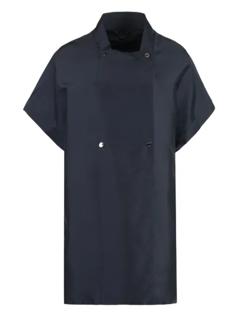 Moorer double-breasted short-sleeve coat