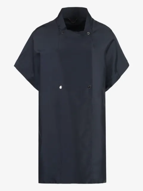 Moorer double-breasted short-sleeve coat