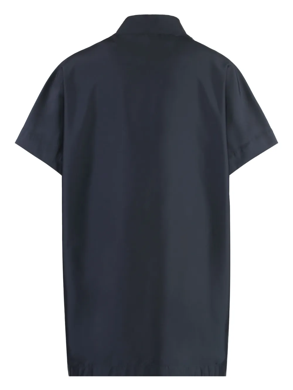 Moorer Double-breasted Short-sleeve Coat In Blue