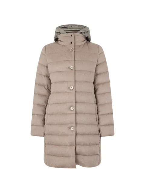 Moorer Ional-S9 quilted-hooded coat
