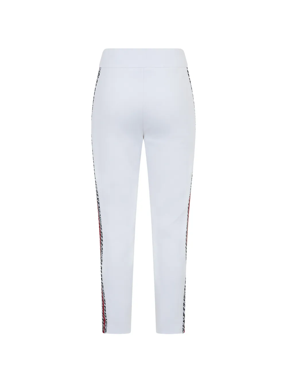 Moorer Trainingsbroek met zijstreep Wit
