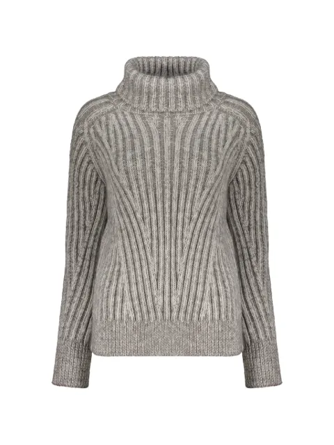 Moorer ribbed-knit roll-neck sweater
