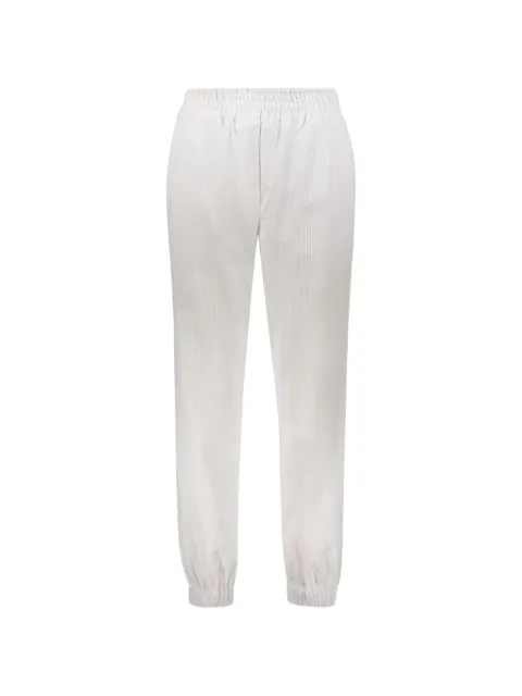 Moorer corduroy elasticated-cuff track pants